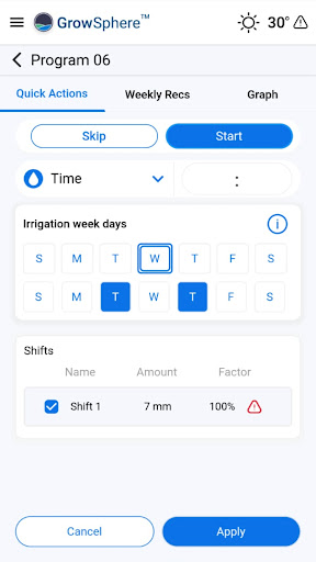 GrowSphere™ Screen 3