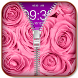 Pink Flower Zip Lock Screen icon