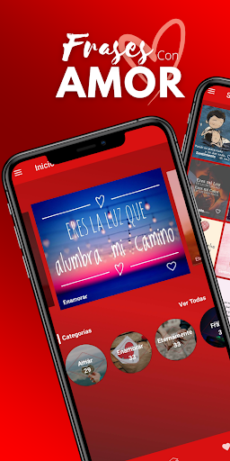 Android application Frases con amor screenshort
