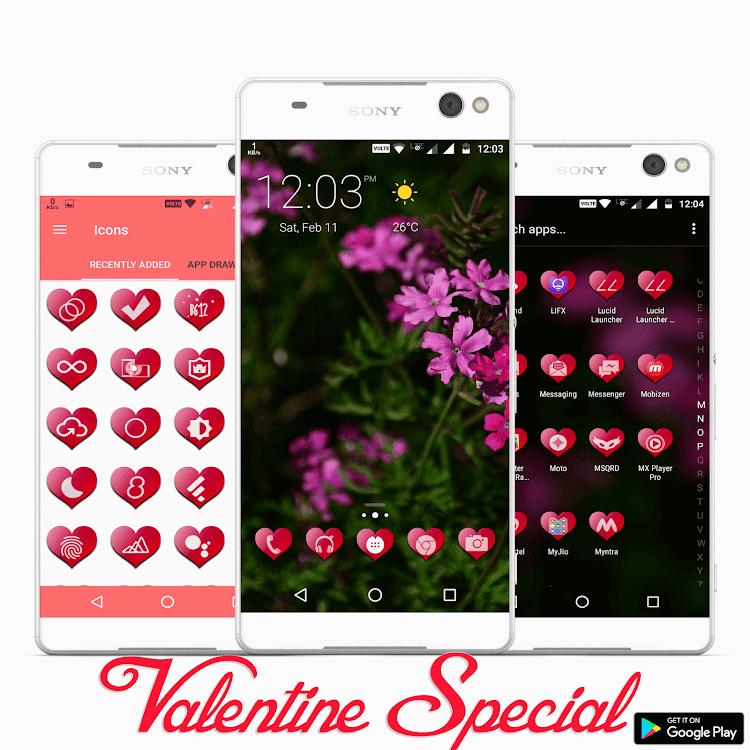 Valentine Premium - Icon Pack - 12.2 - (Android)