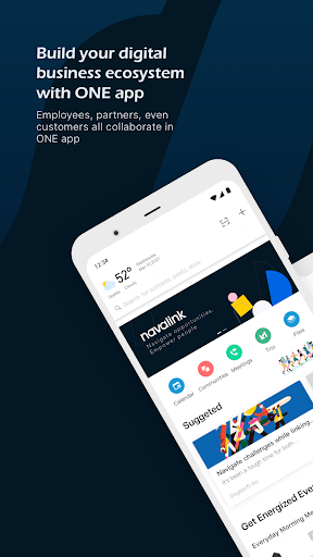 Android application navalink screenshort