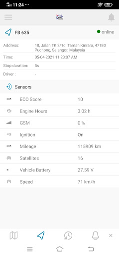 Navi-Agnostics GPS Screen 2