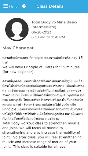 Three Studio Pilates Screenshot