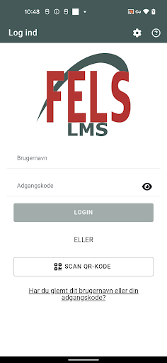 Android application Forsvarets Elektroniske Skole screenshort