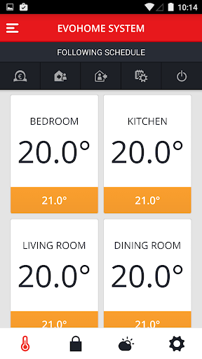 Android application Total Connect Comfort Intl screenshort