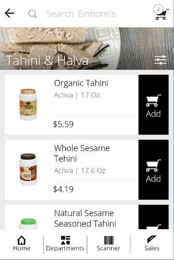 Android application Einhorn's Supermarket screenshort