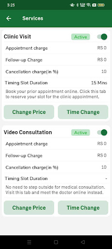 Medezzy Doctor Admin Screen 3