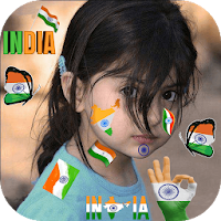 Indian Flag Face Photo Maker