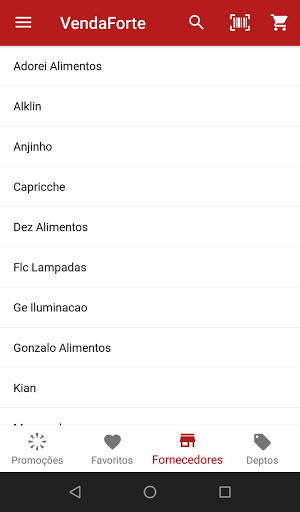 Android application FORTE COMERCIAL DISTRIBUIDORA screenshort