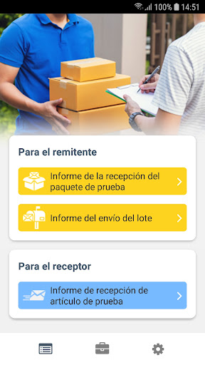 Android application Mailagenten screenshort