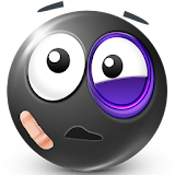 Black Smileys by Emoji World ™ icon