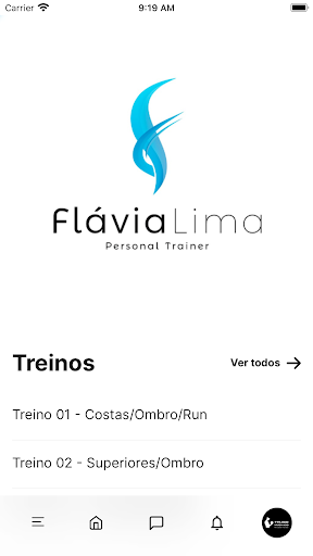 Android application Flávia Lima screenshort