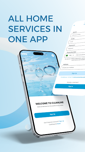 Android application CleanLine screenshort