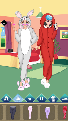 BFF Sleepover Dress Up Game Screen 3