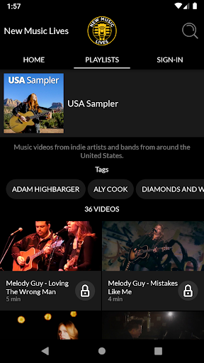 New Music Lives Screen 3