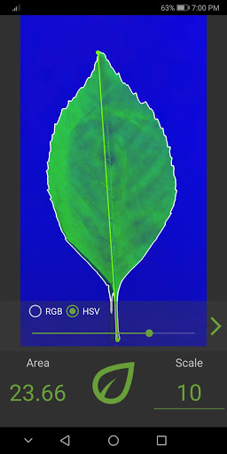 LeafArea Screen 2