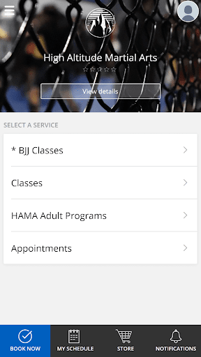 Android application High Altitude Martial Arts screenshort