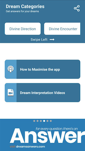 Android application Dream Answers screenshort