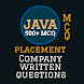 Java Placement Paper | MCQ | C