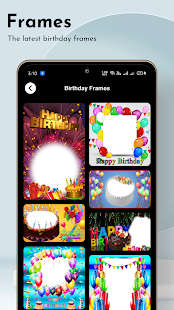 Happy birthday photo frame with greeting cards android2mod screenshots 3