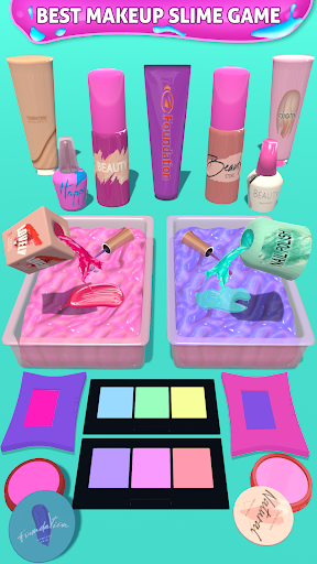 Makeup Slime Simulator: ASMR apkpoly screenshots 10