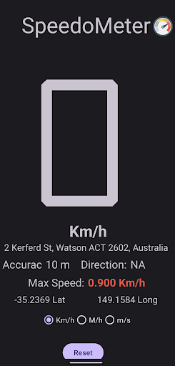 GPS Speedometer Offline Screen 2