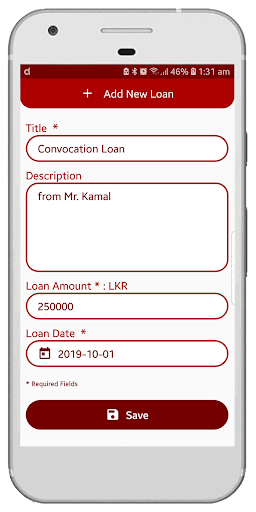 App screenshot