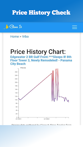 Price Tracker & Price History Screen 3