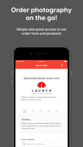 Android application Launch Production and Design screenshort