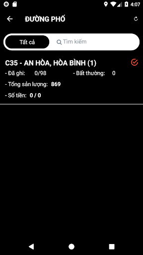 DOWAMETER - Ghi chỉ số nước Screen 3