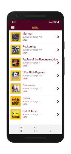 R.E.M Lyrics & Wallpapers Screen 2