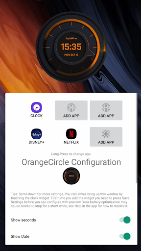 Android Clock Widgets - Personalization - apps