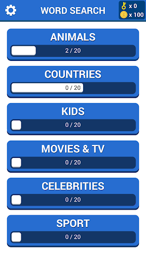 Android application Word Search Puzzle Game screenshort