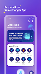 Captura de Pantalla 1 Voice Changer-MagicMic android