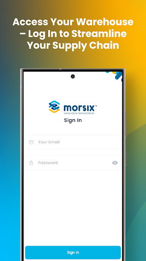 Android application Morsix Warehouse screenshort