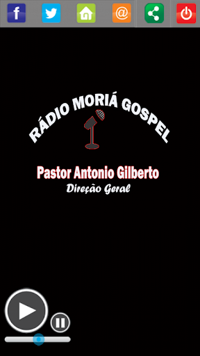 Android application Web Rádio Moriá Gospel screenshort