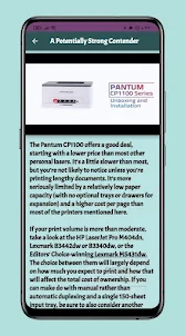 Pantum CP1100 laser Guide