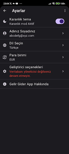 Gelir Gider Takip