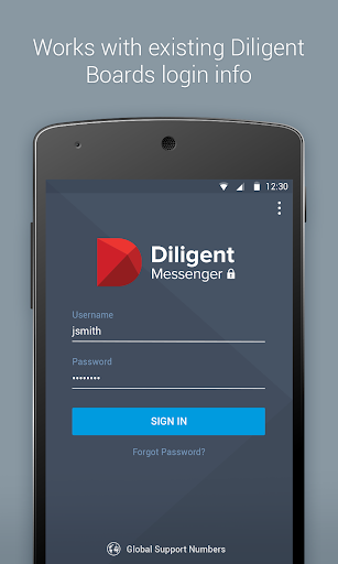Diligent Messenger Screen 2