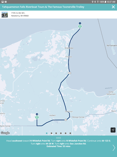 Screenshot of Discover St. Ignace