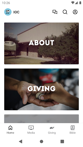 Android application International Outreach Church screenshort