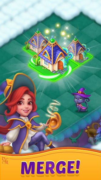 Merge Witches-Match Puzzles 4.43.0 APK + Мод (Unlimited money) за Android