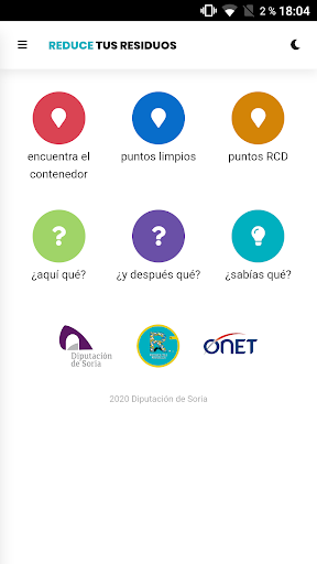 Android application GestiónRU. DipSoria screenshort