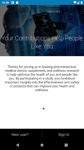 Validcare Screen 2