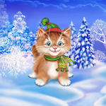 Cover Image of Download Winter Cat Live Wallpaper  APK