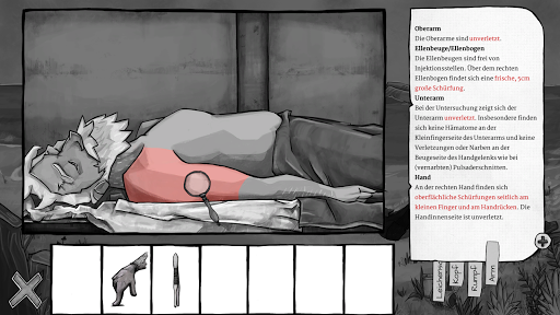 Forensic medicine adventure Screen 3