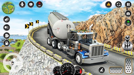 Oil Tanker Euro Truck Games 3D Screenshot