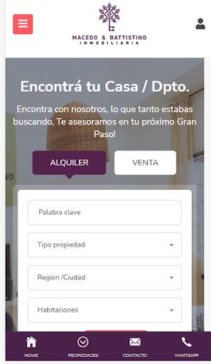 Android application Macedo y Battistino | Desarrol screenshort