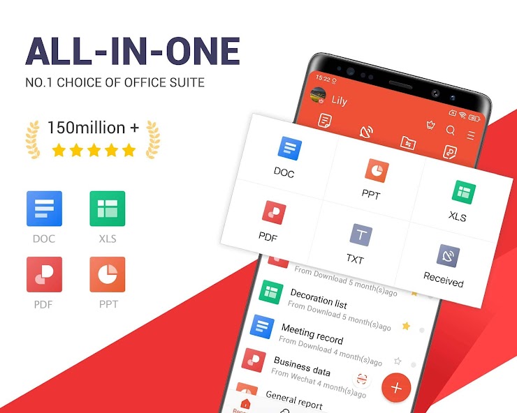 WPS Office-PDF,Word,Excel,PPT 17.3.2 APK + Mod (Unlocked / Premium) for Android