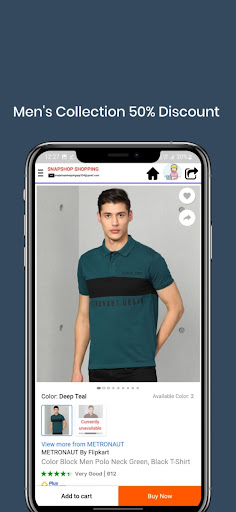Android application Snap Shopping App screenshort